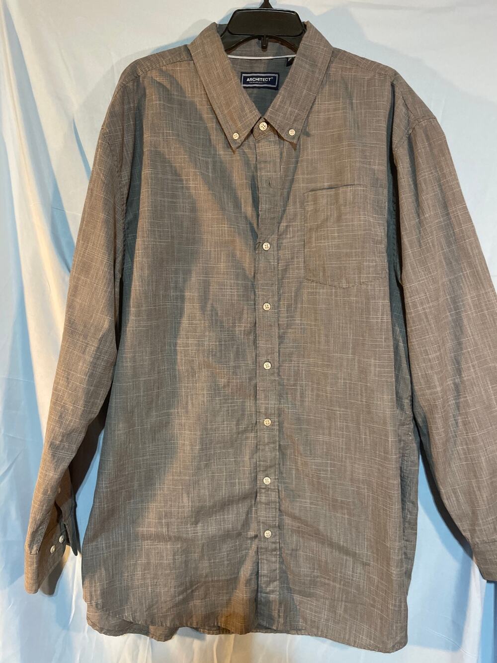 Architect brand men’s long sleeve dress shirt